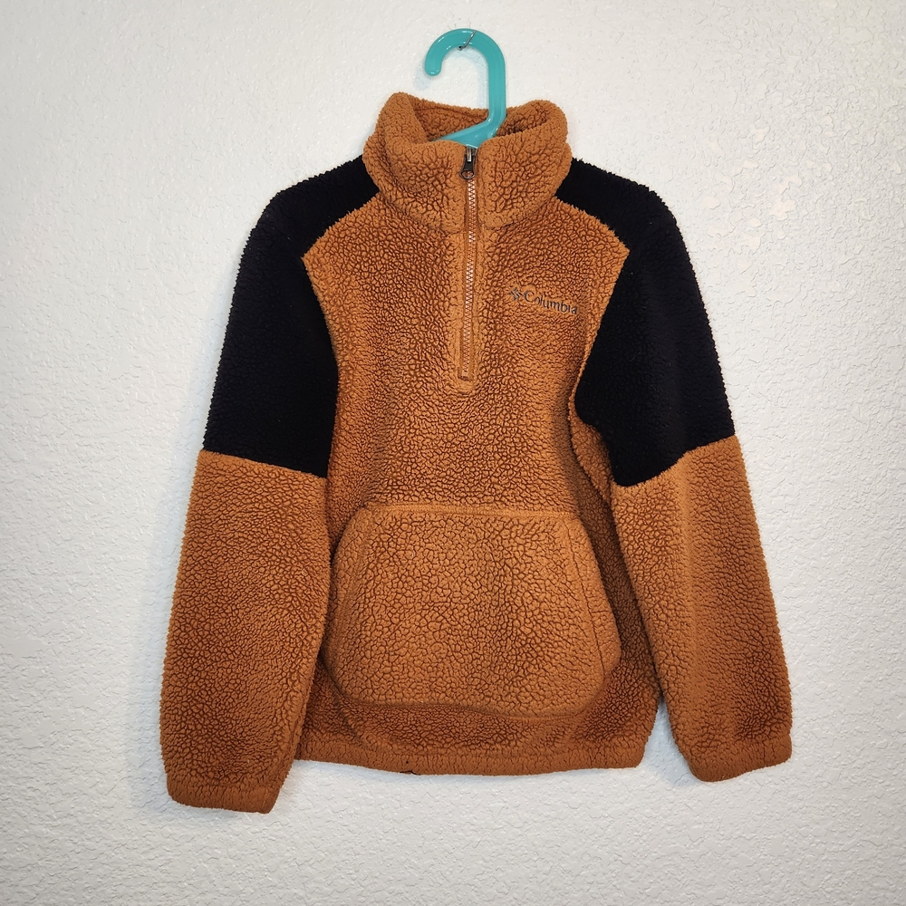 Columbia Columbia Rugged Ridge III Sherpa Half Zip fleece Pullover Youth S 8